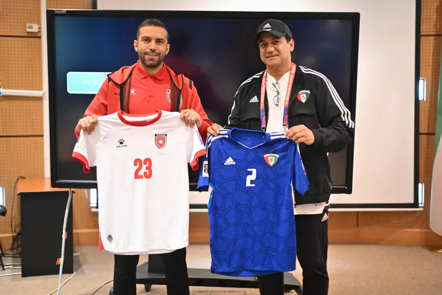 النشامى يظهر باللون الأبيض أمام المنتخب الكويتي